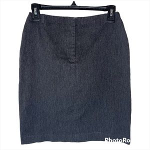 Express Mini Grey Pencil Skirt. Size 1/2